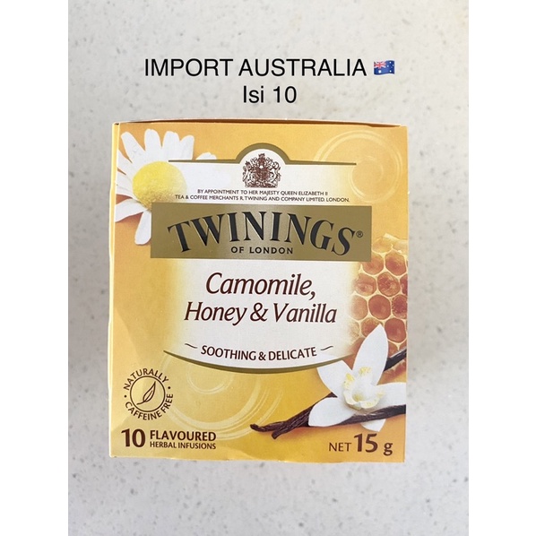 Jual Twinings Tea Teh Camomile Honey Vanilla Isi 10 Original | Shopee ...