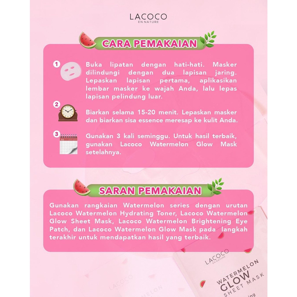 Lacoco Watermelon Glow Hydrating Toner