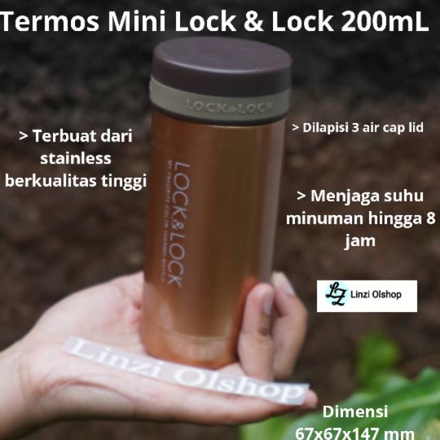 Jual Lock N Lock Tumbler Mug Termos Mini Hot Cool 200ml Shopee Indonesia 1346