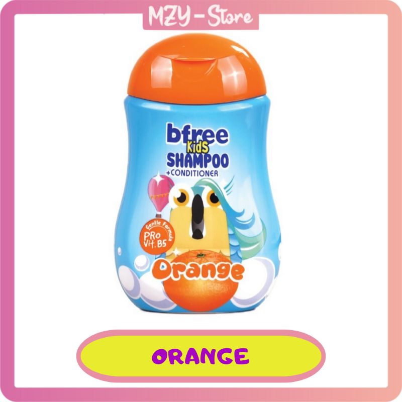 BFREE Kids Shampoo + Conditioner 200 ml 4 Aroma Buah BFree Kids Strawberry BFree Kids Grape BFree Kids Orange BFree Kids Honeydew