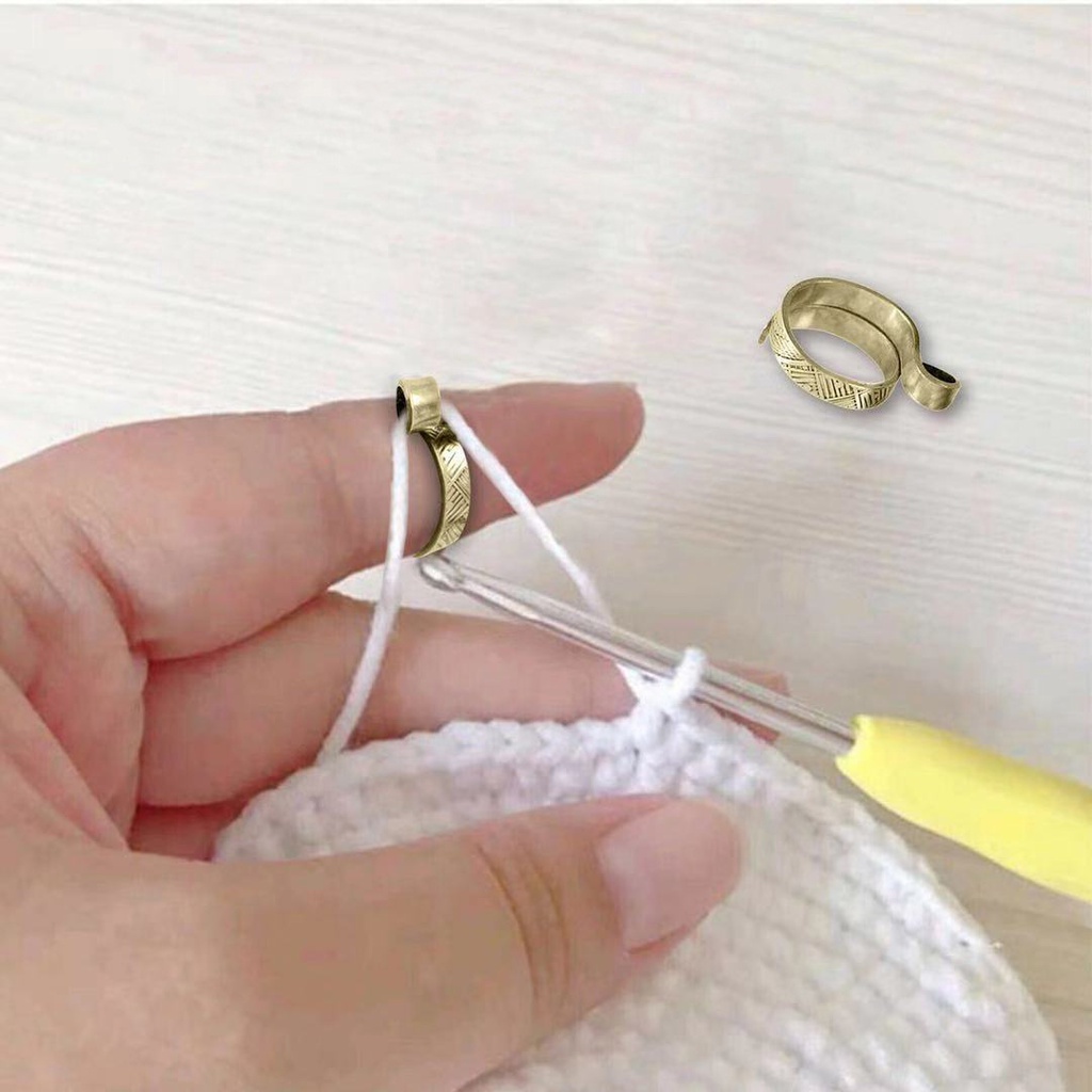 Cincin Jari Telunjuk Desain Anyaman crochet Untuk Wanita