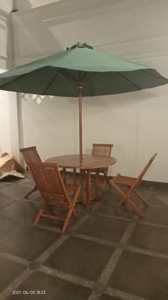 Payung Taman Set Siap Pakai & Finishing + Packing Kualitas Terbaik Harga Grosir