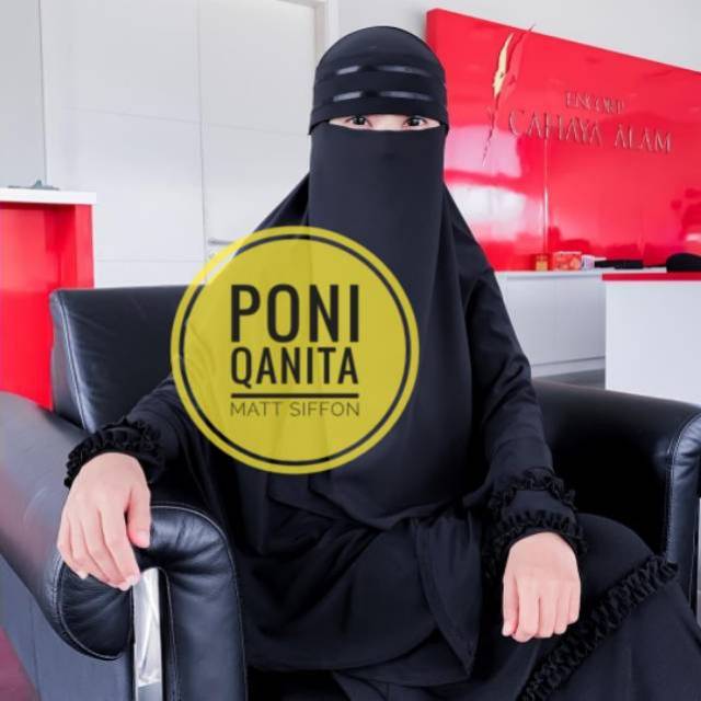 Bandana Poni Bisban/Cadar Poni Bisban/Niqab List Bisban PROMO ROMADHON