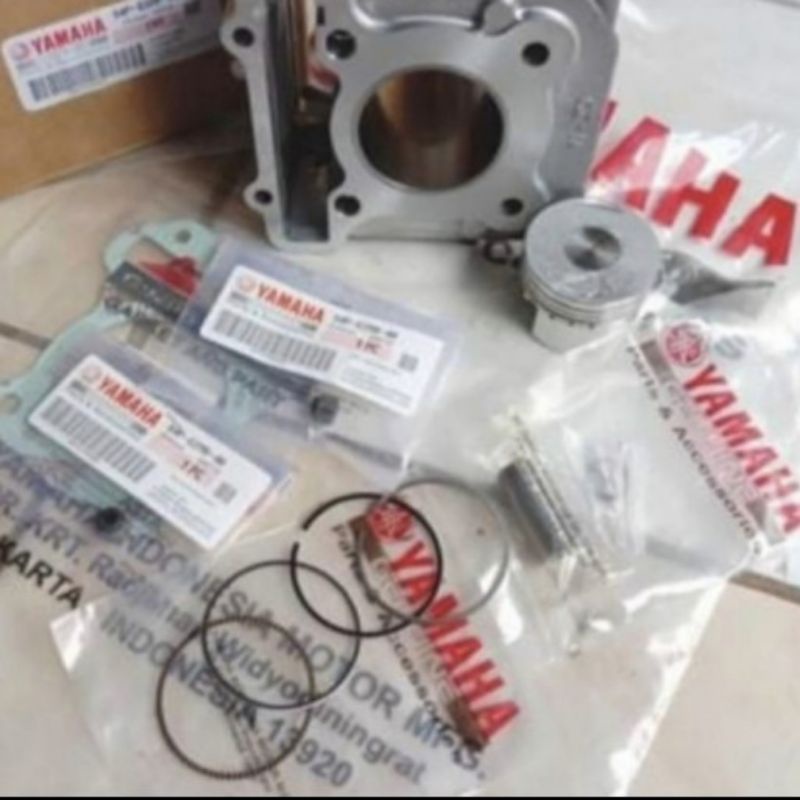 BLOK SEHER SILINDER MIO J YAMAHA 54P SET PISTONKIT SIAP PASANG