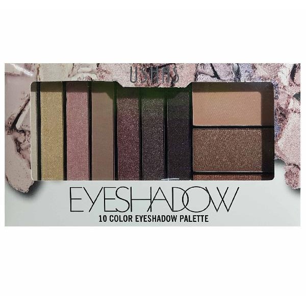 EYESHADOW USHAS 10 COLOR PALETTE ES2777 BPOM ORIGINAL MAKE UP MATA