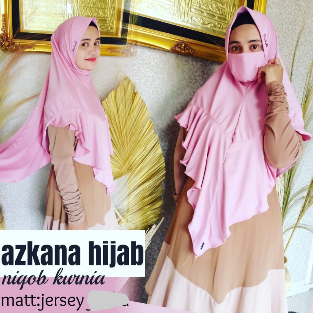 HIJAB INSTANT NIQOB KURNIA BY AZKANA