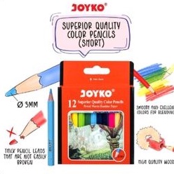 

Pensil warna joyko pendek CP-102 (12 warna)