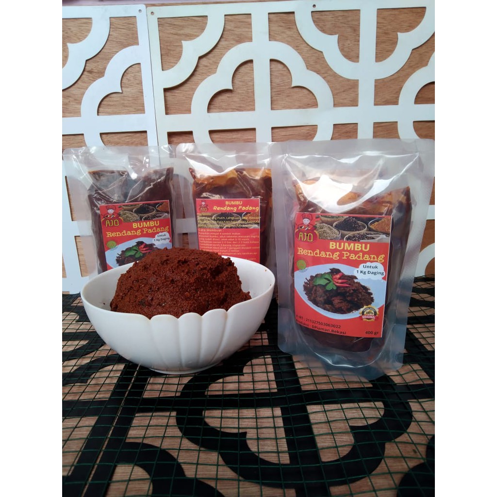 TERBAIK / Bumbu Rendang AJO / Original 100% spesialis bumbu masakan Padang