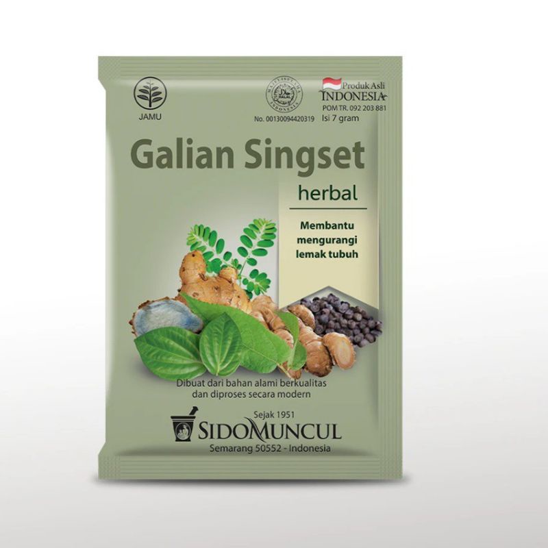 

Galian Singset Sidomuncul ( isi 10 Sachet)