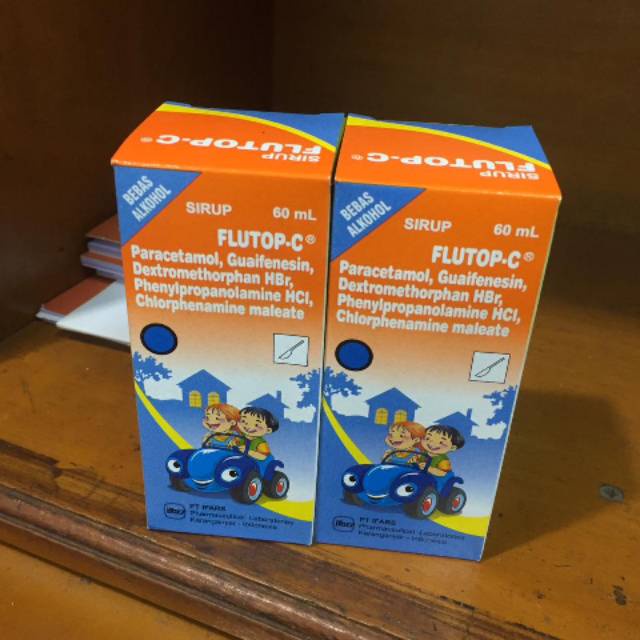 Flutop C obat Flu Batuk Pilek demam anak dewasa