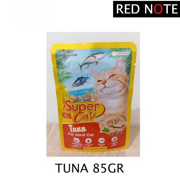 SUPER CAT Pouch Adult Tuna 85gr