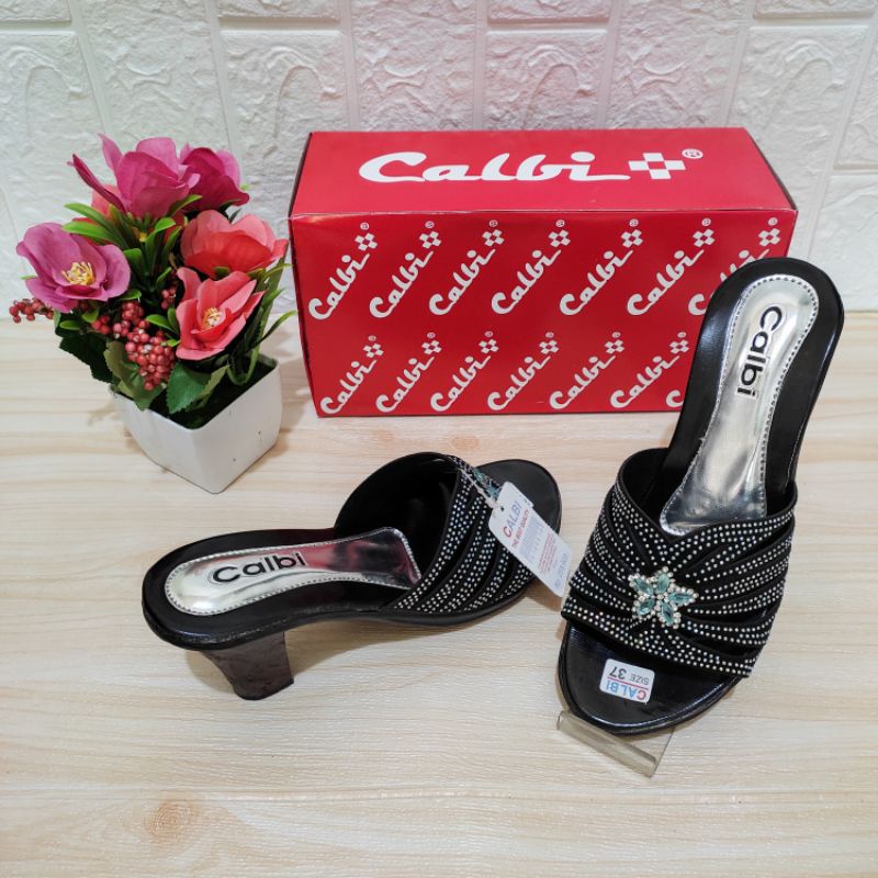Heels Calbi | Sandal Heels Party | Tinggi Heels 7cm-Cb Merak