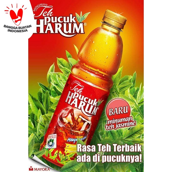 Jual Teh Pucuk Harum Original Aroma Melati Black Tea Botol Kecil 300ml