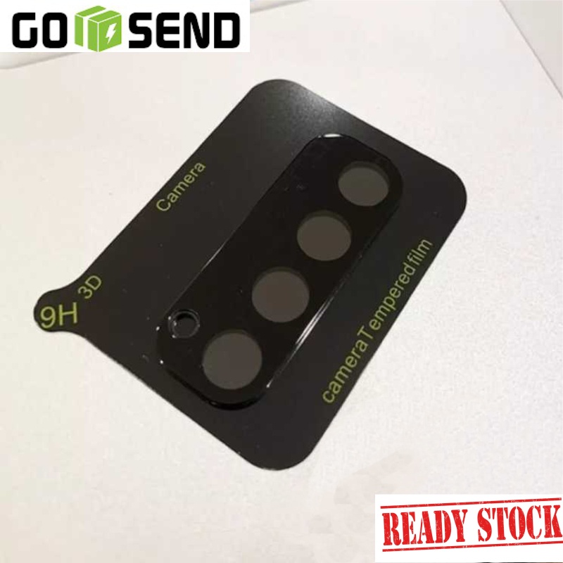 Tempered Glass Camera Full Cover Reno 4 / 4F / 4 Pro Anti Gores Lensa Pelindung Kamera Full Black