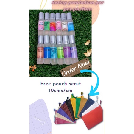 PARFUM THAILAND 8ML ROLL ON NON ALKOHOL FREE POUCH SERUT