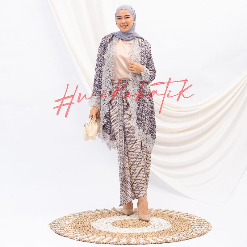 BATIK TRUSMI | SET OUTER LACE KULOT SLAYER LIZA ROSALITA BAHAN VISCOSE