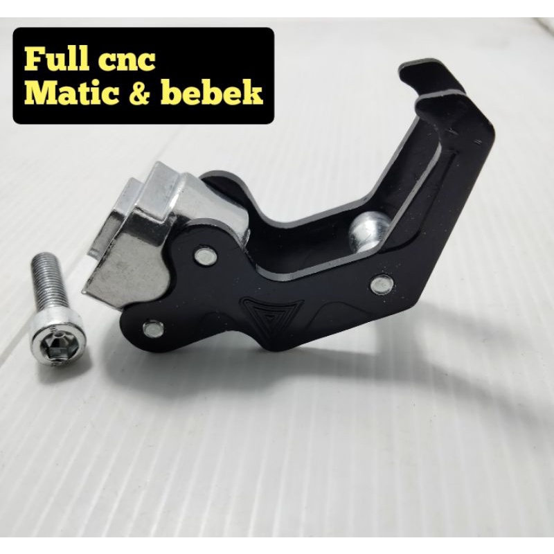 Gantungan cantelan cantolan barang motor model cakarr cnc matic dan bebek HITAM