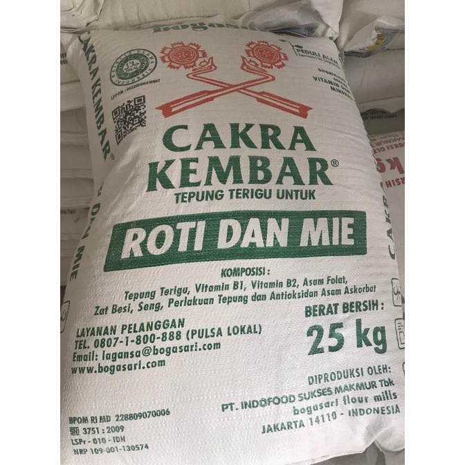 

Tepung Terigu Cakra Kembar 25 KG