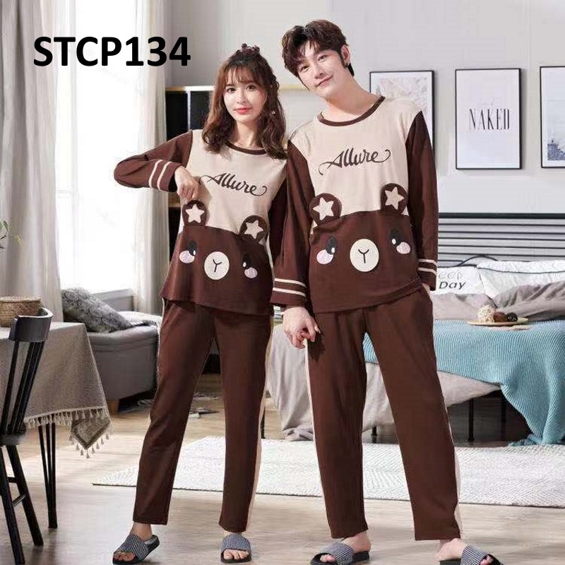 Baju Tidur Couple Piyama Pasangan Blue