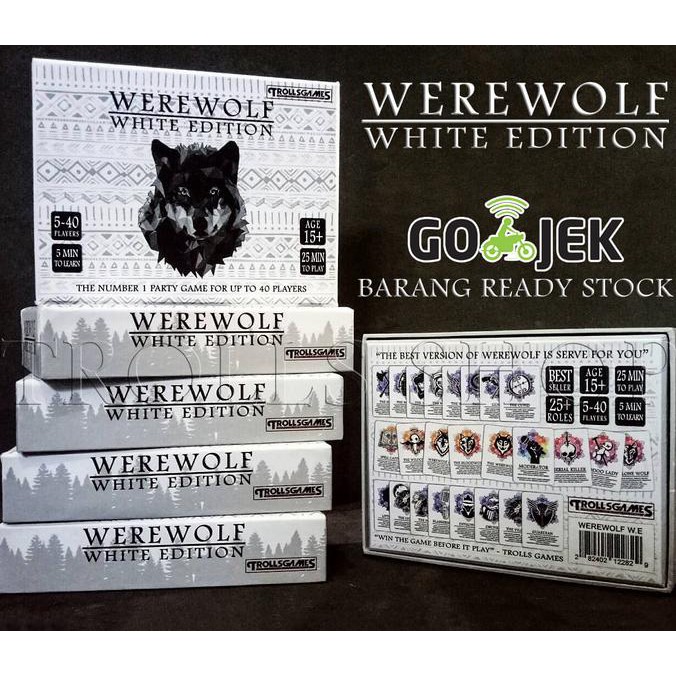 SALE The Werewolf Game / Mafia Game (TWG) - White Edition Termurah