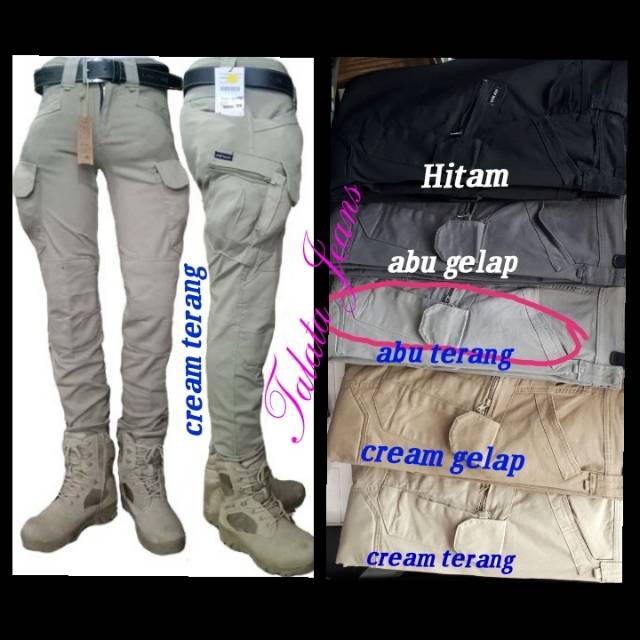 Celana Panjang Tactical NTF Denim Export Original - Celana PDL Out Door - Celana Panjang Cargo Tacti