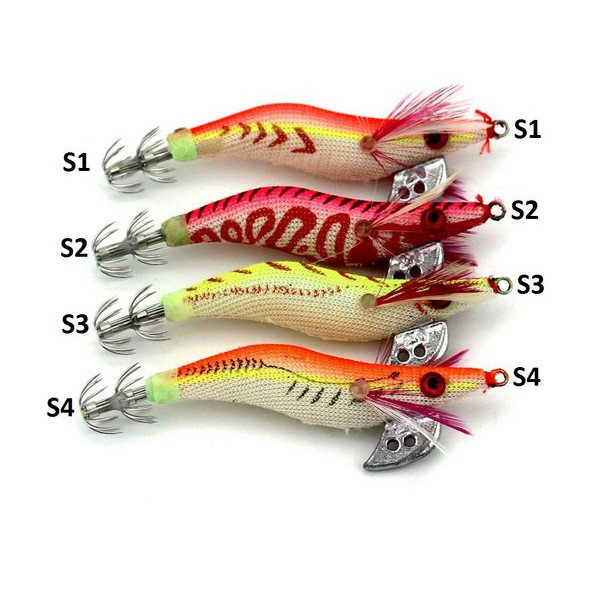 Umpan Cumi Cumi Umpan Udang  Fishing Squid Jigs Octopus Cuttlefish Shrimp Tiruan Yozuri Terjangkau