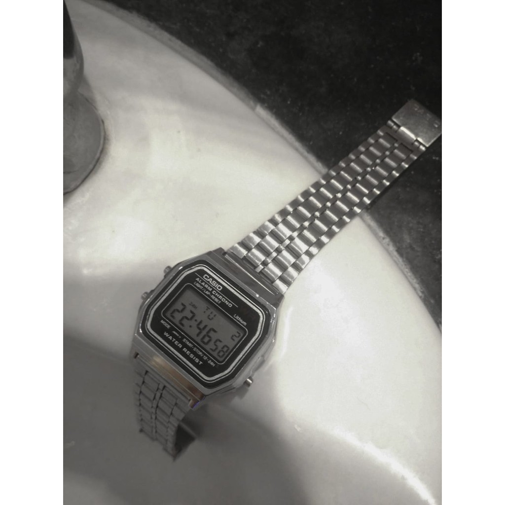 Jam Tangan murah Casio-WR Silver