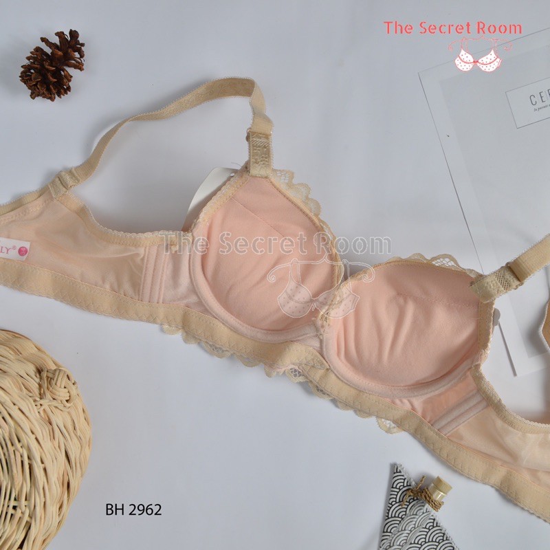 TALLY BRA BH PUSH UP 2962 I CUP B BESAR I BUSA TEBAL I ADA KAWAT I BAHAN RENDA ANTI GATAL I SIZE 34-40