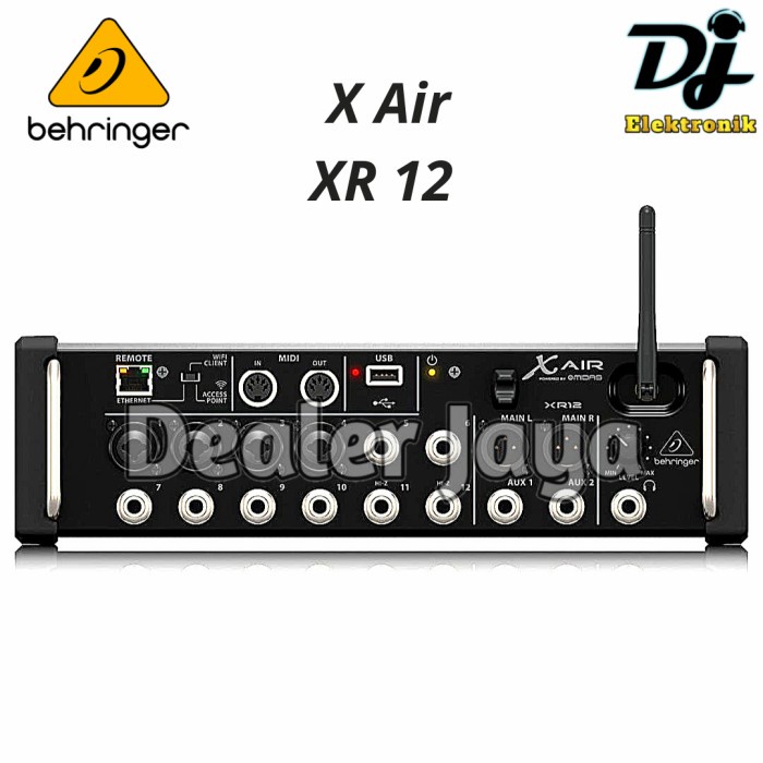 Mixer Digital Behringer X Air XR12 / XR 12 - 12 channel