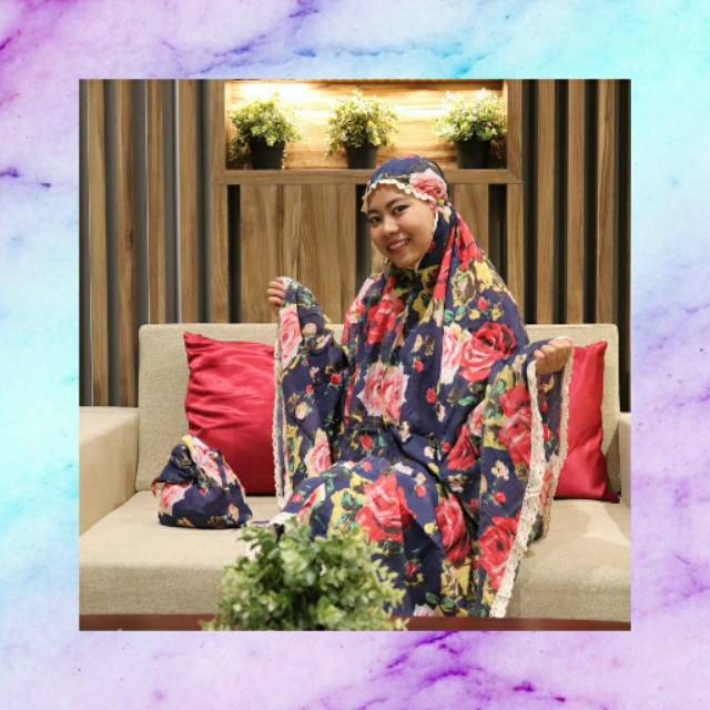 Mukena Poeti Silky Premium