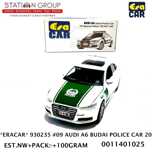 ERACAR 930235 #09 AUDI A6 BUDAI POLICE CAR 20 - DIECAST