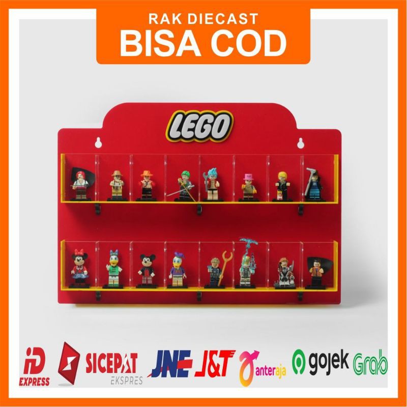 RAK LEGO / RAK DISPLAY LEGO / RAK LEGO AKRILIK ISI 16