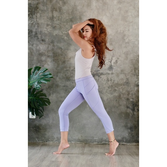 Celana Senam Gottex Highwaist Tebal Dengan Kantong (CAPRI & LEGGING)