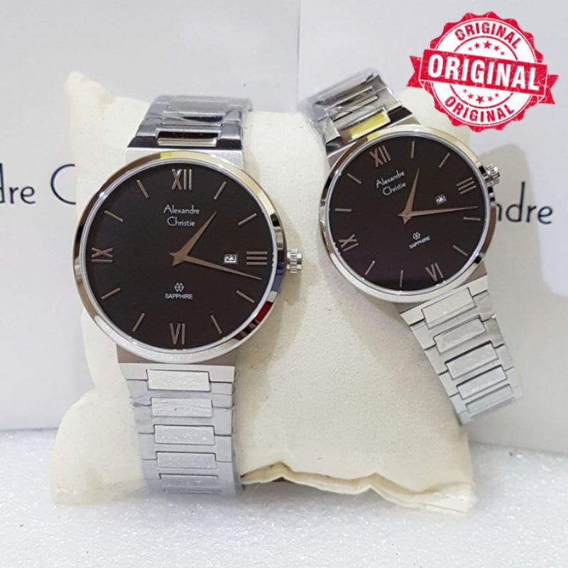 Alexandre Christie Couple Ac 8564 Jam Tangan Alexandre Christie Couple Original