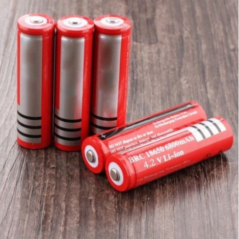 Baterai Isi Ulang UitraFire 18650 3.7V li-ion 6800Mah Baterai Isi Ulang Berkualitas