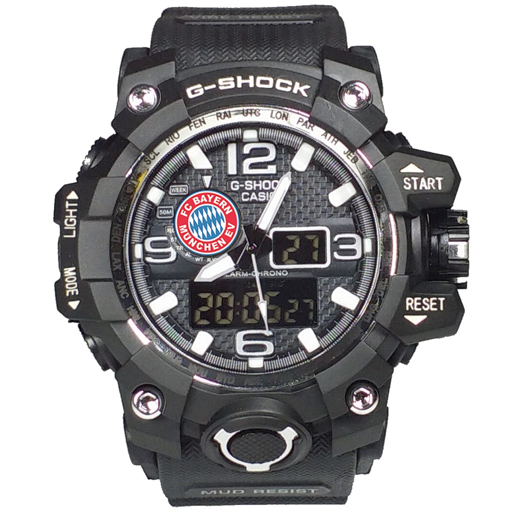 Exclusive Jam BAYERN MUNCHEN Double Time (List Putih)