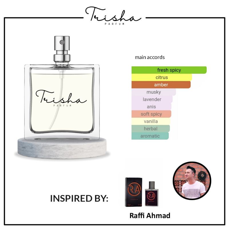 Parfum Aroma RAFFI AHMAD | Bibit Inspired Eau De Parfum Parfume Farfum Perfume Minyak Wangi Korea Th