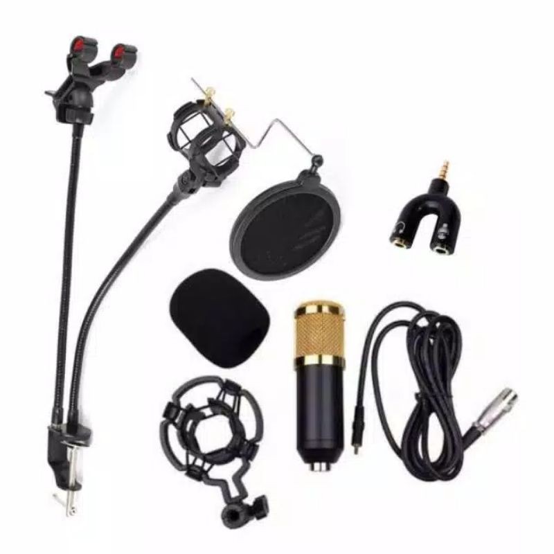 Paket Soundcard V8 Recording Cover Lagu Karaoke Gaming dll Free Headphone JBL