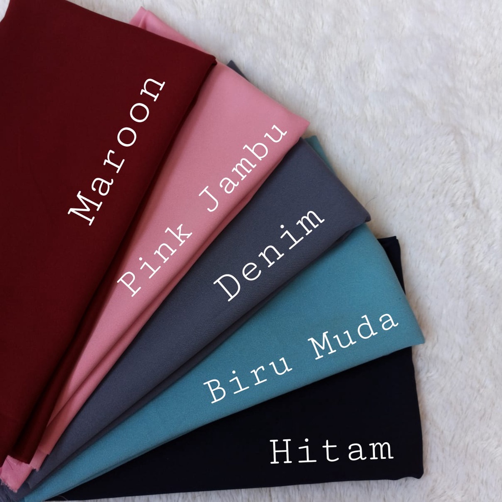 VINS Hijab Segitiga Malay Turki Tali 120cm x 120cm Instan bahan Diamond Italiano