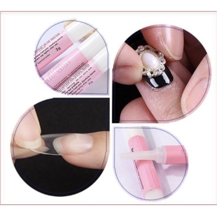 Lem Kuku Cair Nails Glue Nail Art Adhesive Grosir 2 gr Lem Kuku Pekat KU015