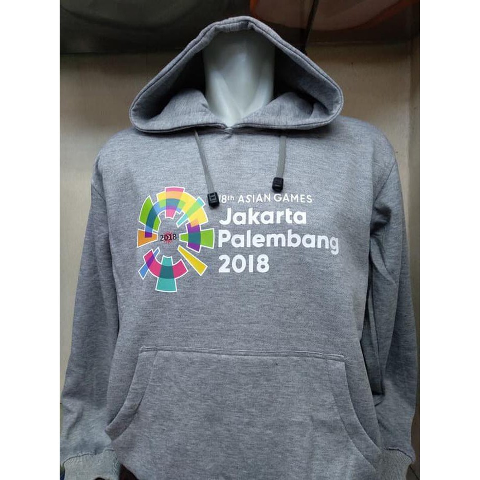 Jaket Hoodie Sweater Asian Games Jakarta Palembang Agustus 2018 Baru
