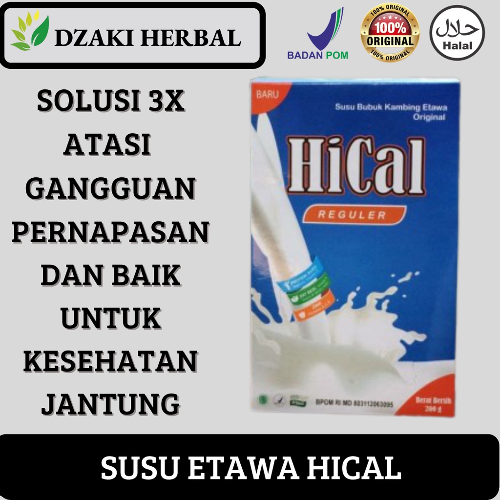 

Susu Kambing Etawa Hical Original Isi 200 gram