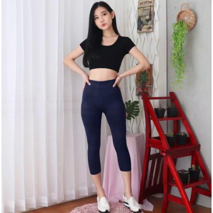 Lejing Legging Shot/Short strit Pendek Paling Murah