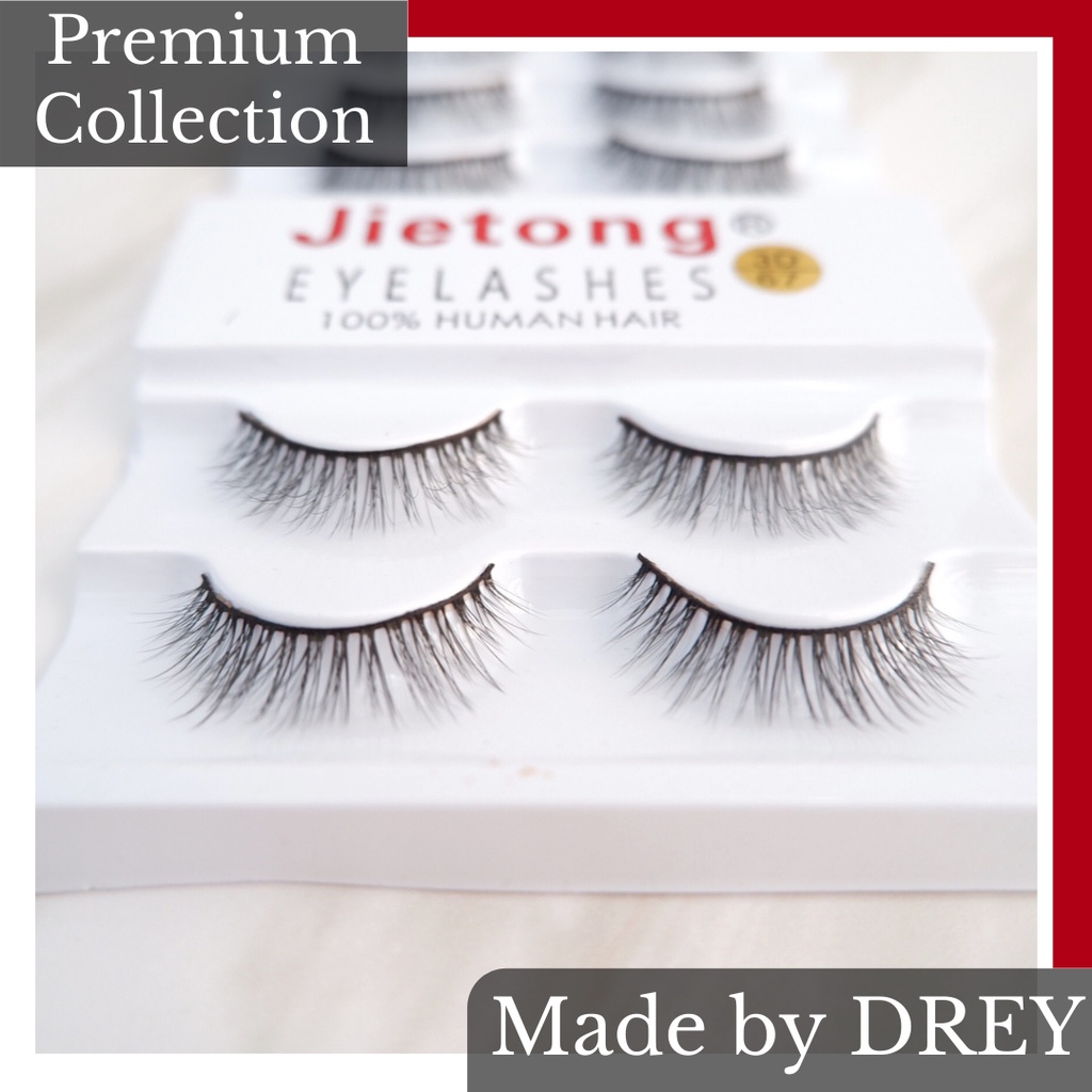 Bulu mata palsu 3D set premium quality jietong 12 bisa COD / lashes import artisan premium