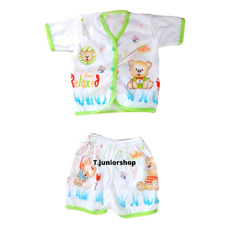 SETELAN BAJU PENDEK BAYI BARU LAHIR