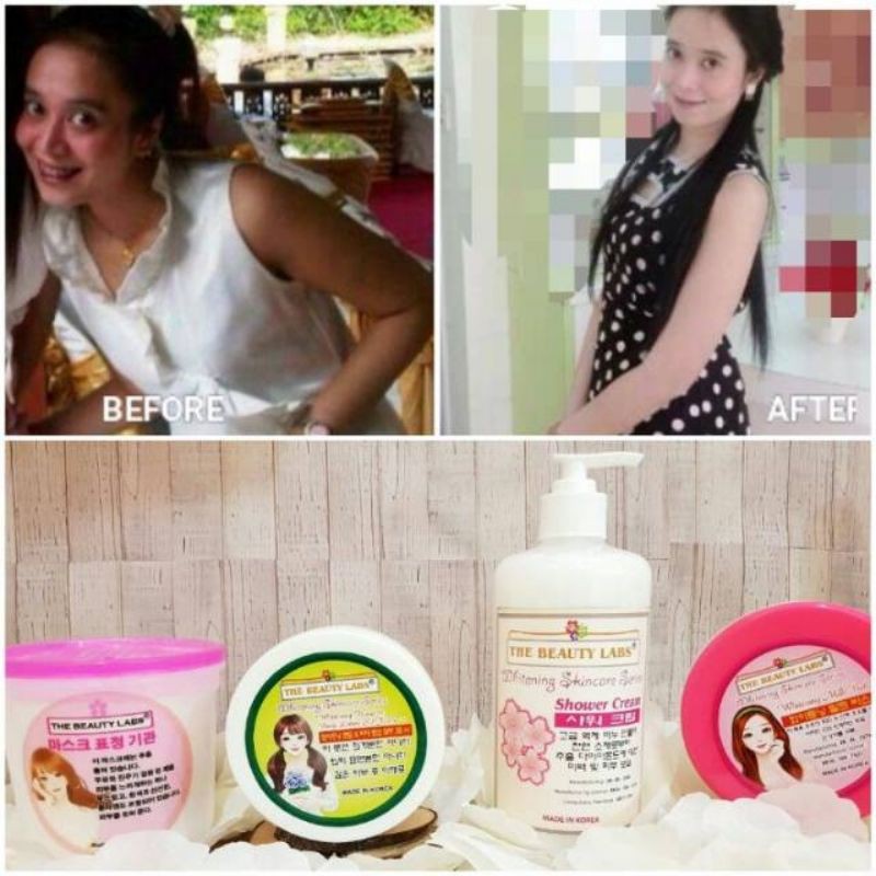 Whitening Series Set Paket Pemutih Kulit Lengkap Sabun Lotion Lulur Masker Badan