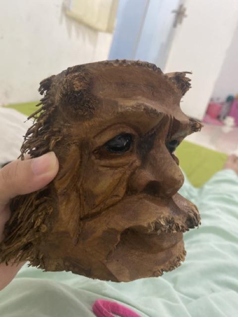 Asbak Unik Dari Akar Bambu Ukiran Bali