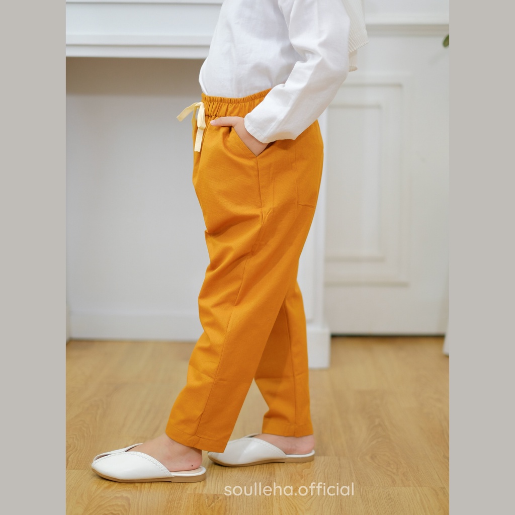 Soulleha KIDS LINEN PANTS CELANA PANJANG LINEN ANAK UNISEX