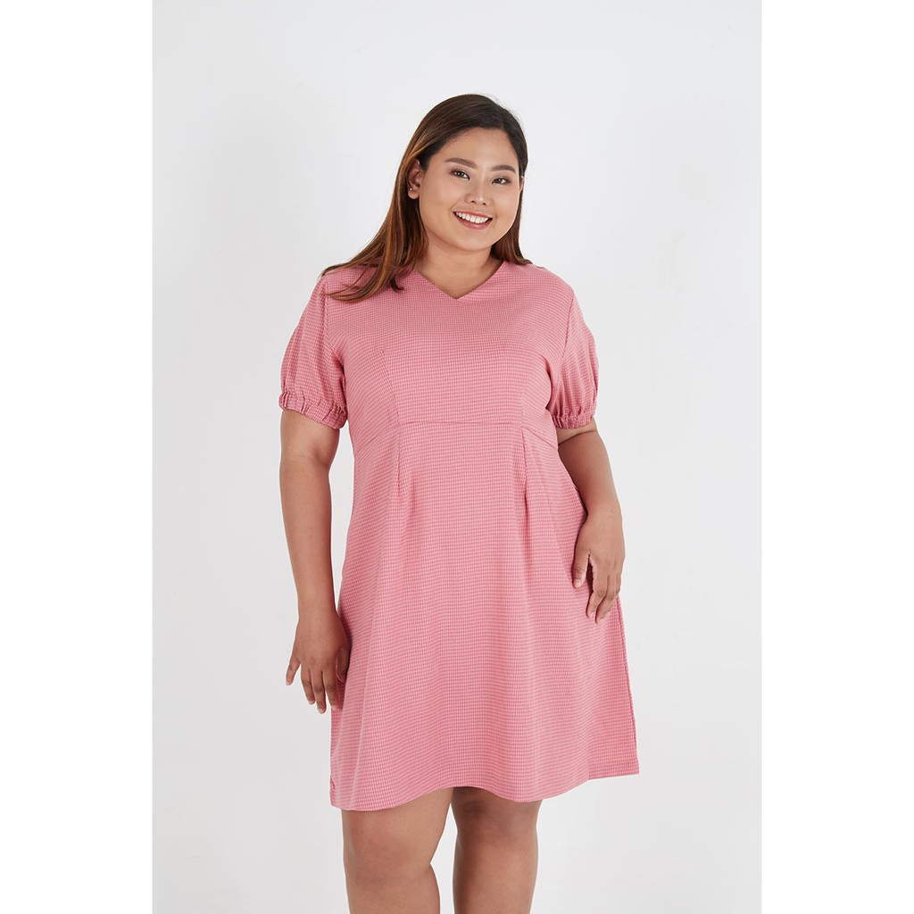 Sorabel - Alina V Neck Dress Big Size Jumbo