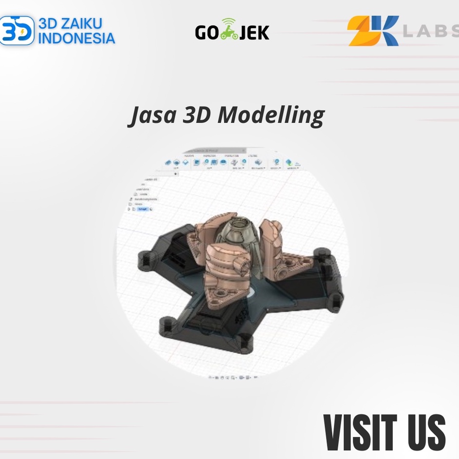 Jasa Design 3D Modeling Object Figure Maket From Scratch